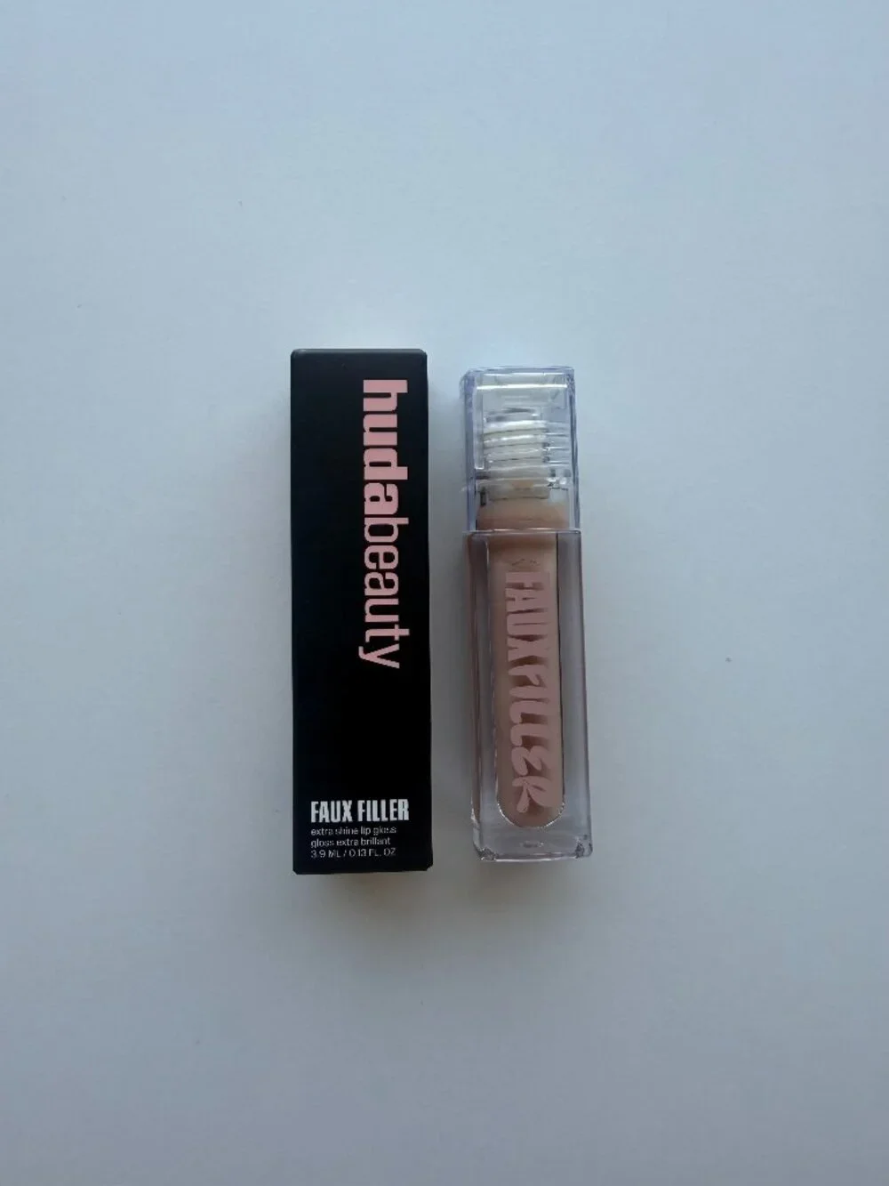 HUDA BEAUTY Faux Filler Extra Shine Lip Gloss - LightCealer